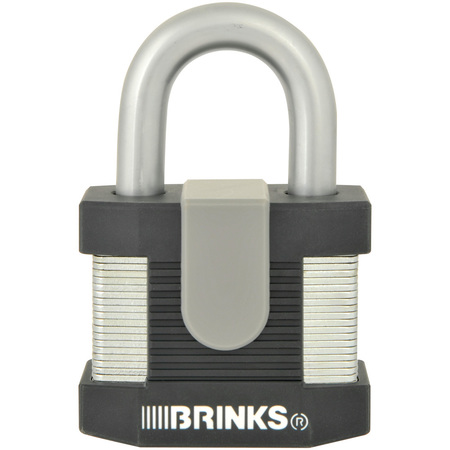 Brinks Keyed Different Padlock, Laminated Steel, 60mm, High Security 672-60001